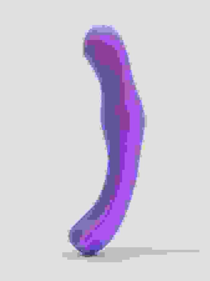 Lovehoney Satisfy Me Curve Silicone Dildo, Purple, hi-res
